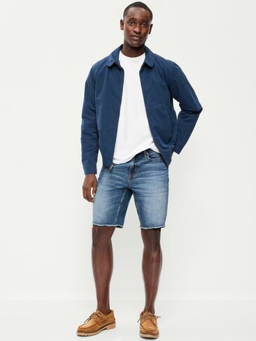 Old Navy Slim Built-In Flex Jean Shorts-- 9-inch inseam - Medium Wash in Saudi Arabia
