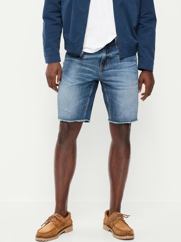 Old Navy Slim Built-In Flex Jean Shorts-- 9-inch inseam - Medium Wash in Saudi Arabia