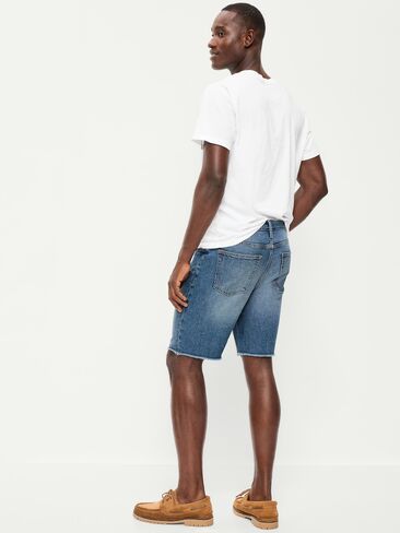 Old Navy Slim Built-In Flex Jean Shorts-- 9-inch inseam - Medium Wash in Saudi Arabia