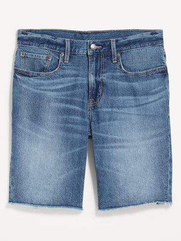 Old Navy Slim Built-In Flex Jean Shorts-- 9-inch inseam - Medium Wash in Saudi Arabia