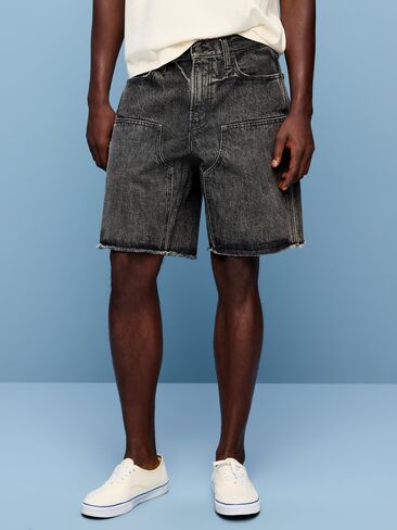 Old Navy Baggy Carpenter Jean Shorts-- 10-inch inseam - Black Wash in Saudi Arabia