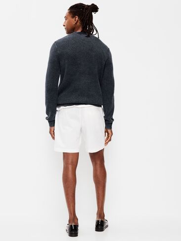 Old Navy Twill Jogger Shorts -- 7-inch inseam - White in Saudi Arabia