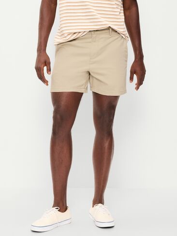 شورت تشينو Old Navy مدمج نحيف مرن - درزة داخلية 5 بوصة - رمية حجر in Saudi Arabia