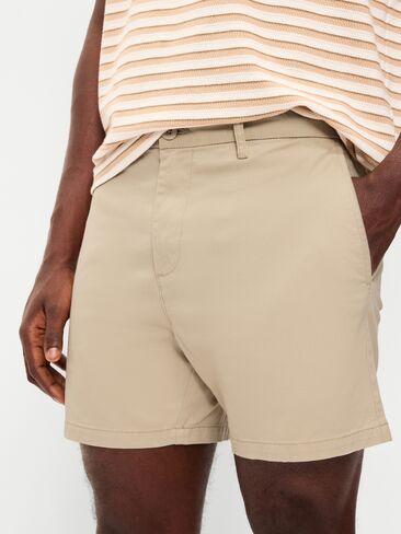 شورت تشينو Old Navy مدمج نحيف مرن - درزة داخلية 5 بوصة - رمية حجر in Saudi Arabia
