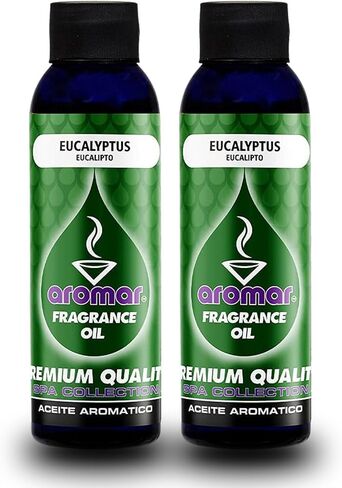 AROMAR Premium Fragrance Oil, 4oz Bottle 2 Pack Long Lasting Aromatic Scent, Fresh and Revitalizing Aromatherapy for Living Room, Bedroom, and Kitchen 8oz Egyptian Musk in Saudi Arabia