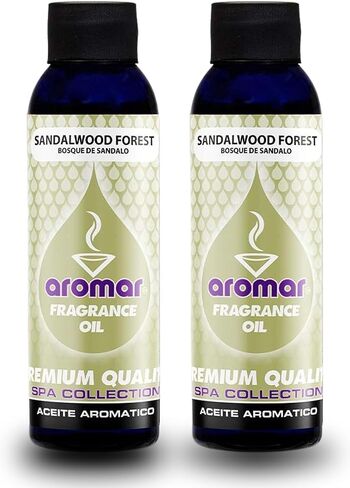 AROMAR Premium Fragrance Oil, 4oz Bottle 2 Pack Long Lasting Aromatic Scent, Fresh and Revitalizing Aromatherapy for Living Room, Bedroom, and Kitchen 8oz Egyptian Musk in Saudi Arabia