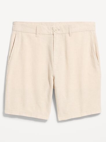Old Navy Slim Linen-Blend Rotation Chino Shorts -- 8-inch inseam - A Stone's Throw in Saudi Arabia