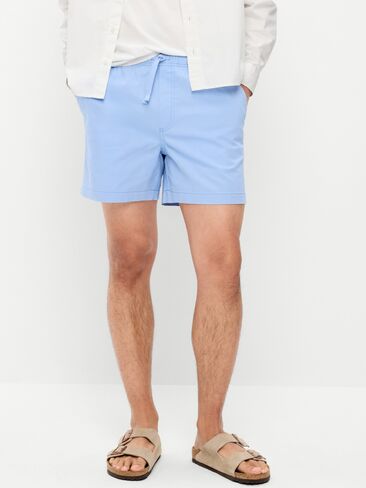 Old Navy Twill Jogger Shorts -- 5-inch inseam - Sky Blue in Saudi Arabia