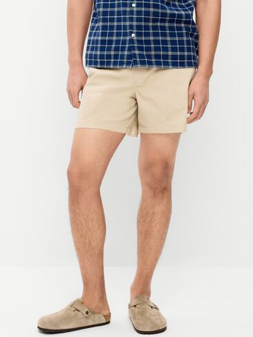 شورت Old Navy Twill Jogger - درزة داخلية 5 بوصة - رمية حجر in Saudi Arabia