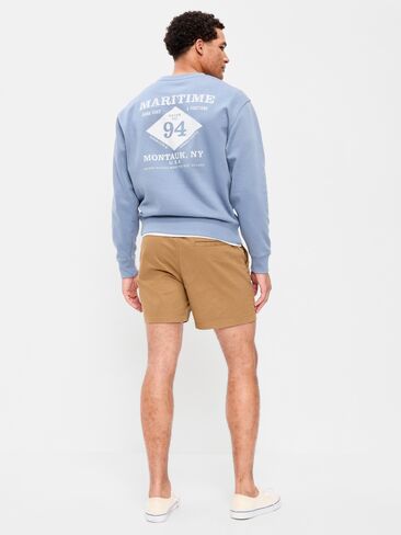 Old Navy Twill Jogger Shorts -- 5-inch inseam - Doe A Deer in Saudi Arabia