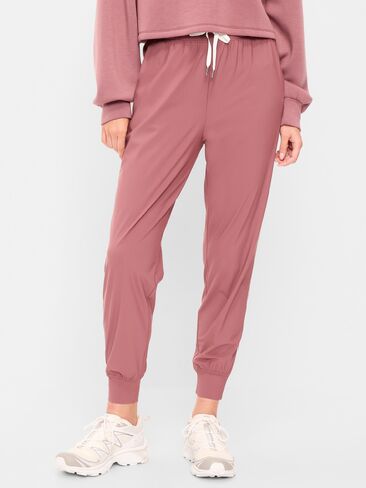 Old Navy عالي الخصر مخطط جانبي SleekTech Jogger - روزيت in Saudi Arabia