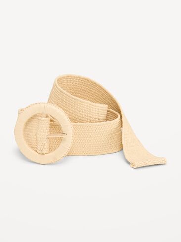 Old Navy Raffia Belt - Totally Natural in Saudi Arabia