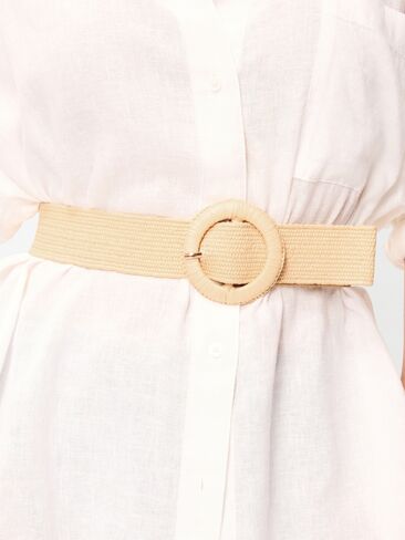 Old Navy Raffia Belt - Totally Natural in Saudi Arabia