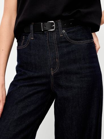 Old Navy Classic Faux-Leather Belt - Black Jack in Saudi Arabia