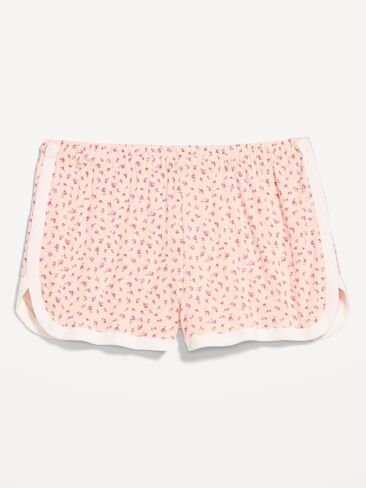 Old Navy Pointelle Sleep Short - Pink Floral in Saudi Arabia