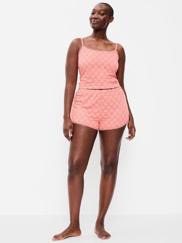 Old Navy Jaquard Lace Sleep Short Set - GLADIOLA in Saudi Arabia