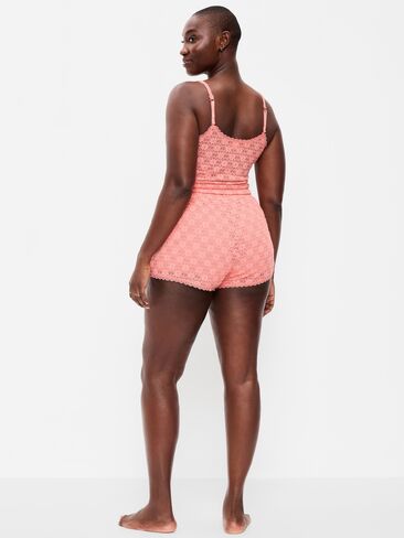 Old Navy Jaquard Lace Sleep Short Set - GLADIOLA in Saudi Arabia