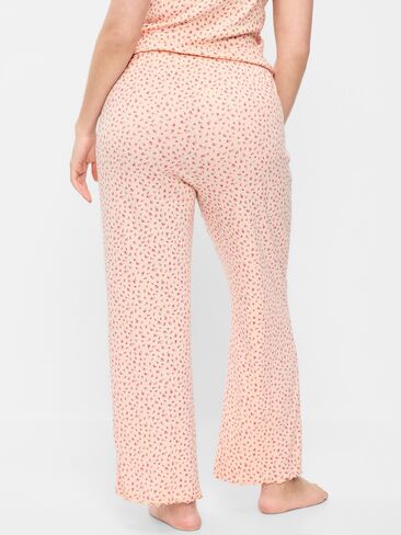 Old Navy Pointelle Sleep Pants - Pink Floral in Saudi Arabia