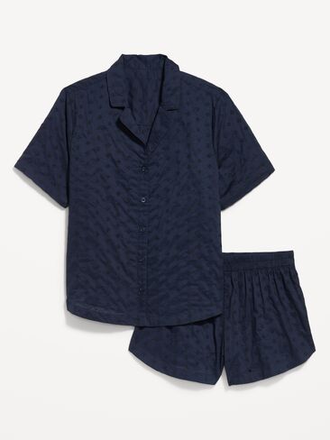 طقم شورت النوم الكلاسيكي ذو العيينة من Old Navy - عمق القطب الشمالي in Saudi Arabia