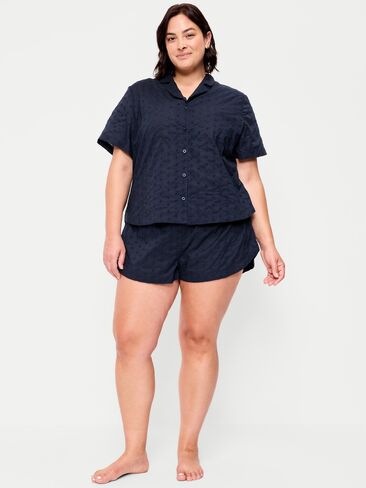 طقم شورت النوم الكلاسيكي ذو العيينة من Old Navy - عمق القطب الشمالي in Saudi Arabia