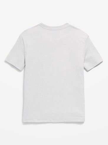 Old Navy Short-Sleeve Graphic T-Shirt for Boys - Light Heather Gray in Saudi Arabia