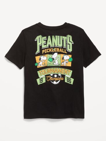 تي شيرت برسوم محايدة للجنسين من Old Navy Peanuts™ Snoopy للأطفال - بلاك جاك in Saudi Arabia