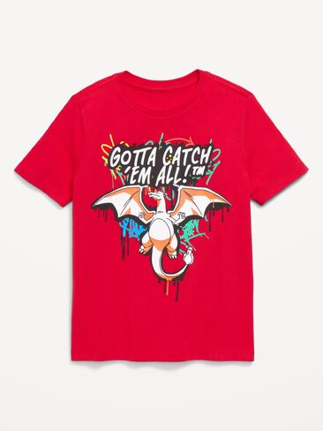Old Navy Pokémon™ Gender-Neutral Graphic T-Shirt for Kids - Robbie Red in Kuwait