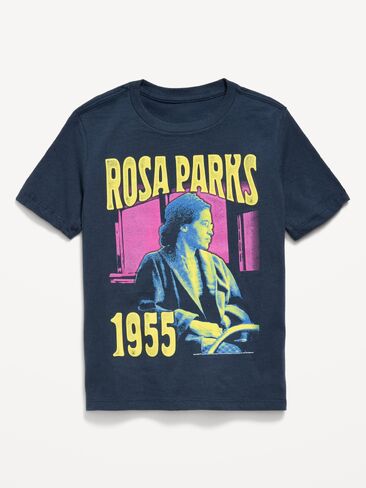 Old Navy Rosa Parks™ Gender-Neutral Graphic T-Shirt for Kids - DUSK NAVY in Saudi Arabia