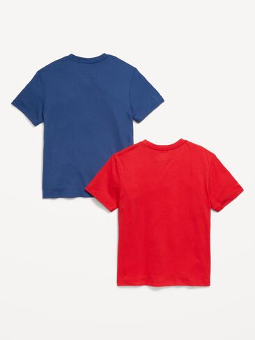 تيشيرت برسومات بأكمام قصيرة من Old Navy، عبوة من قطعتين للأولاد - البيسبول in Saudi Arabia