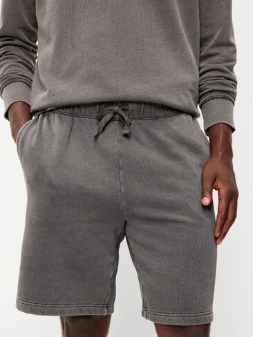Old Navy Baggy Garment-Washed Sweat Shorts -- 10-inch inseam - Washed Black in Saudi Arabia