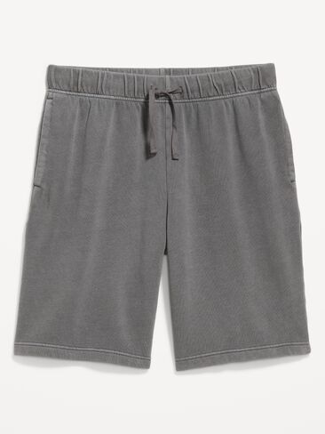 Old Navy Baggy Garment-Washed Sweat Shorts -- 10-inch inseam - Washed Black in Saudi Arabia