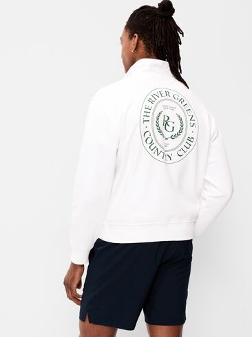 Old Navy Rotation Fleece Graphic Quarter Zip - Calla Lilies in Saudi Arabia