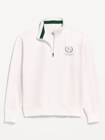 Old Navy Rotation Fleece Graphic Quarter Zip - Calla Lilies in Saudi Arabia