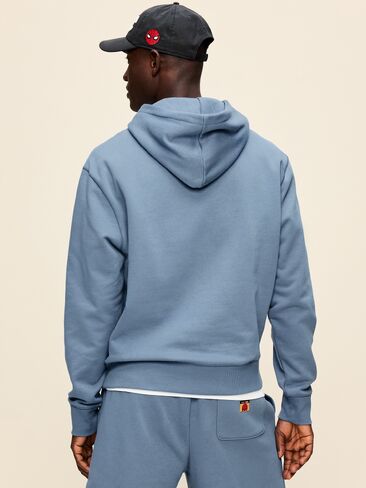 Old Navy Old Navy x Marvel Spider-Man Popover Hoodie for Men - MOONLIGHT OCEAN in Saudi Arabia