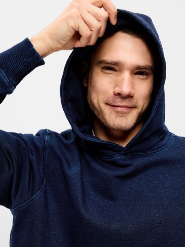Old Navy Essential Popover Hoodie - Dark Indigo in Saudi Arabia