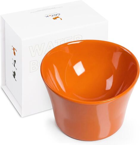 Elevated Cat Bowls for Water – Raised Bowl for Indoor Cats – Whisker Fatigue Shallow Cat Dishes – Vet-Recommended Height, Modern Pedestal Design – Non-Slip & Dishwasher-Safe – 8 oz, Powder Blue in Saudi Arabia