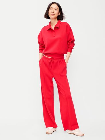 بنطال رياضي واسع الأرجل من الصوف الديناميكي متوسط ​​الارتفاع من Old Navy - أماريليس in Saudi Arabia