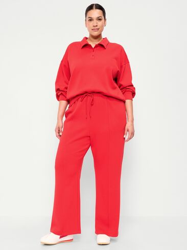 بنطال رياضي واسع الأرجل من الصوف الديناميكي متوسط ​​الارتفاع من Old Navy - أماريليس in Saudi Arabia