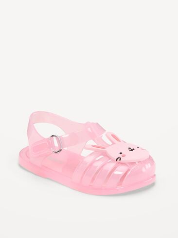 Old Navy Jelly Fisherman Sandals for Baby - Pink Bunny in Saudi Arabia