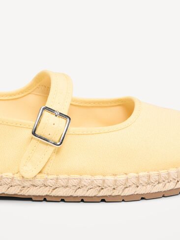 حذاء مسطح من أولد نيفي ماري جين إسبادريل للنساء - سترو ذهبي in Kuwait