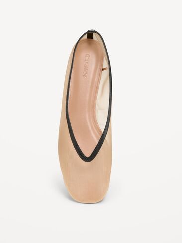 Old Navy Mesh Ballet Flats for Women - Beige in Saudi Arabia
