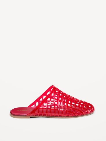 Old Navy Jelly Mules for Women - Red in Saudi Arabia