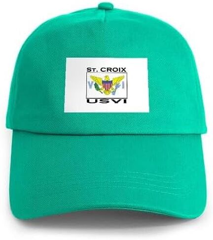 CafePress St. Croix, USVI Flag Cap Adjustable Baseball Cap in Saudi Arabia