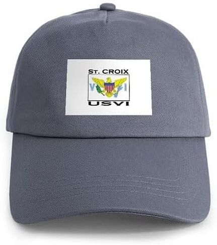 CafePress St. Croix, USVI Flag Cap Adjustable Baseball Cap in Saudi Arabia