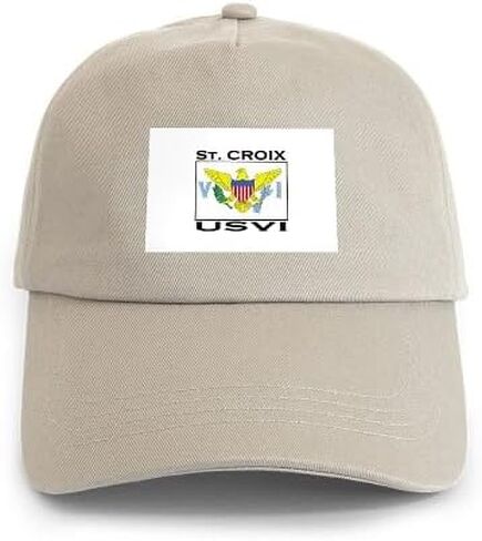 CafePress St. Croix, USVI Flag Cap Adjustable Baseball Cap in Saudi Arabia