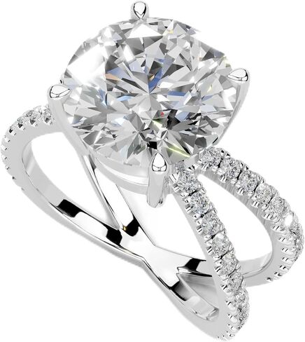 1-3 قيراط 14 كيلو 18 كيلو بايت بلاتينيوم الأميرة قطع 4 خاتم مختبر Prong Solitaire الماس ، المشاركة ، الذكرى السنوية ، حفل زفاف ، معتمد من IGI ، حلقات الوعد للنساء (1-3 CT ، F-G Color ، VS1-VS2 Clarity) in Kuwait