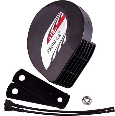 FARBIN Car Horn Motorcycle Horn Loud Truck Horns 12V Air Horn Loud Train Horns kit for Trucks Car (Black horn) in Saudi Arabia