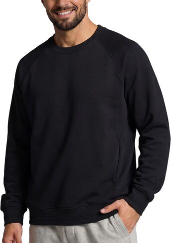 Magnaman Crewneck Sweatshirt للرجال - مزيج من القطن الطويل الأكمام in Saudi Arabia