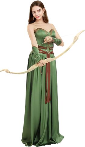 Medieval Renaissance Dress Medieval Viking Warrior Corset Skirt Rose Satin Women's Costume Set in Saudi Arabia