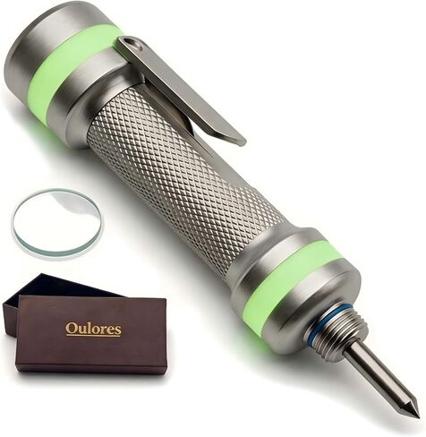 2-in-1 Car Window Breaker Seatbelt Cutter, Spring Loaded Emergency Escape Tool, Underwater Glass Breaker Hammer with Upgraded Tungsten Tip, Glow-in-The-Dark, Metal for Car Safety (Gold) in Saudi Arabia